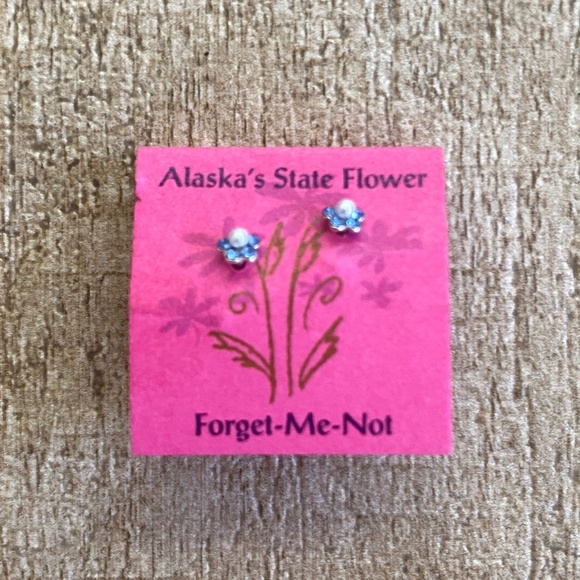 Semaki & Bird Swarovski Crystal Flower Earrings - Picture 1 of 6